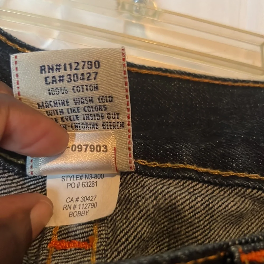 True Religion Bobby Jeans Men’s 29 Made in USA Dark Wash Straight Leg Y2K